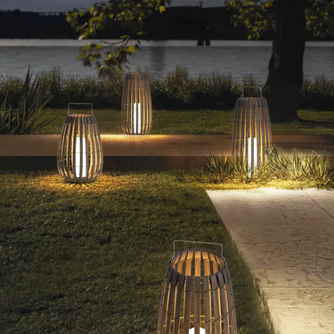 Natural Rattan Lantern Light
