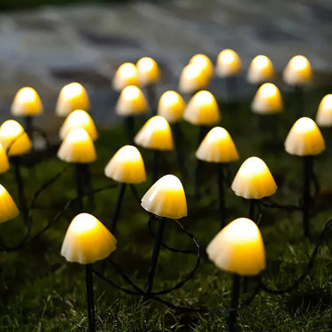 Mushroom Garden Pathway Solar Lights
