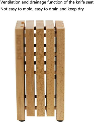 Bamboo Knife Block
